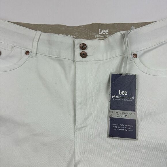 NWT Lee Platinum Label Premium Fit Classic Comfort Capri Jeans Sz 18 Medium - Picture 6 of 12